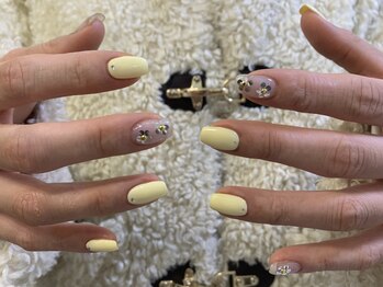 フェアリー(Fairy)/バターカラー風ネイル　by長谷川