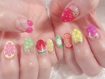 フルーツネイル/POPデザイン