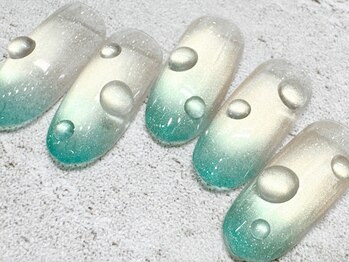 チェリーズネイル(Cherrys Nail)/レイニー 水滴ネイル