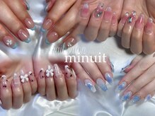 ミニュイ(minuit)の雰囲気（自爪育成できるフィルイン技法♪長さ出しをしても4週間長持ち！）