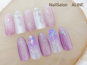 ネイルサロン アリーヌ(ALINE)/【定額】トレンドコース¥6500