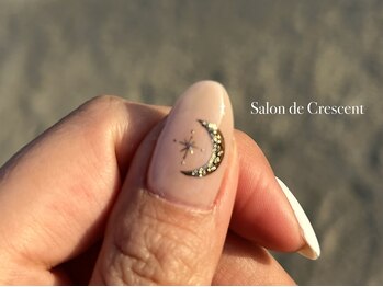 サロン ド クレセント(Salon de Crescent)の写真/[武庫之荘徒歩3分]繊細アート◇綺麗め・ニュアンス・華やかデザインまで幅広く対応◎パラジェル