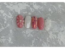 ワイアンドエムネイル 高田馬場店(Y&M. NAIL)/春ネイル　花ネイル