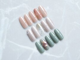 【シンプルニュアンスネイル】