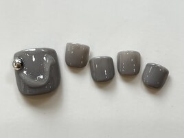 ぷっくりグレーシンプル￥7500