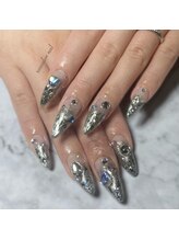 トータルビューティーローズ(Rose)/スカルプラメグラデネイル