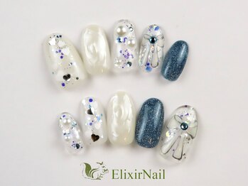 エリクサーネイル 西武新宿(Elixir Nail)/定額c やり放題/クーポン使用