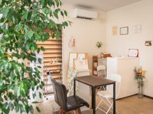 施術後には　こだわりのお茶やお菓子で振り返りを行います