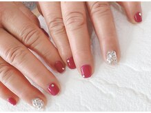08ネイル(08 nail＆school)/キラキラネイル☆