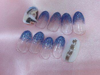 フィオナ 大久保店(Fiona)/【痛ネイルサンプル】推しカラー