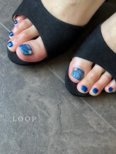 ループ(LOOP)/【フット】貝殻ネイル