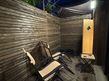 ハコサウナ 玉名店/プライベートの外気浴