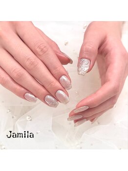 ジャミーラ/フラッシュアート/リボンネイル