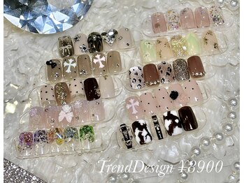 ファーストネイルアンドアイラッシュ(1st NAIL&eyelash)/TrendDesign8900円