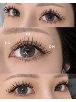 Noel eyelash salonの写真/ダブルフラットでボリュームUP◎パッチリとした印象的な目元へ♪