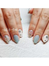 エムネイル(Ｍ)/_結晶ネイル_