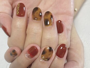 フレイムス アイラッシュ アンド ネイル(FRAMES)/レオパードネイル