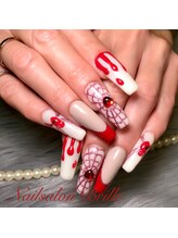 エスフィーネイルサロン ブリーユ(Esfy nailsalon Brille)/蜘蛛の巣ネイル