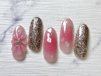 ネイルサロン インプレス(Impress)/ぷっくりフラワー