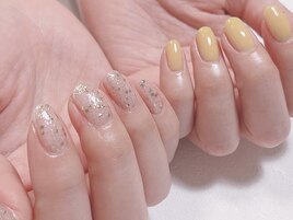 アシメカラーネイル
