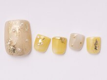 アイ ネイルズ 天神店(I nails)/ゴールドイエロー　¥8800