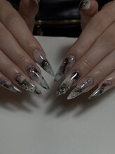 ネイルスタジオイー(nailstudio E)/【haruna】marble &nbsp;nail