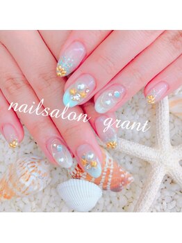グラント(NAIL SALON&SCHOOL grant)/夏ネイル
