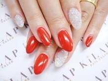 ネイルサロン キラップ(Nail Salon KiLAP)/キラキラジルコンネイル￥7980