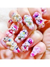 ネイルコレクション ピンク(Nail Collection Pink)/ジェル放題＋キャラ♪ダッフィー