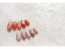 ネイルサロン ブリオン(Nail Salon Bullion)/メタリックタイダイネイル