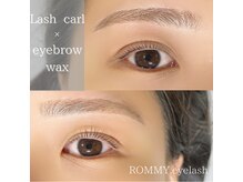 ロミーアイラッシュ(ROMMY.eyelash)/美眉×まつ毛パーマのセット
