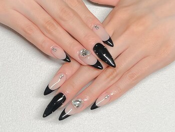 ローブセカンド(L'aube 2nd)/ジェル◆黒フレンチ