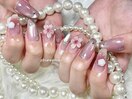 ミラーネイル　お花