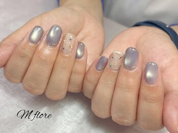 エムフローレ(M flore)/押し花ネイル