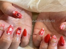 ネイルアート エクリ(Nail Art:Ecrit)/バレンタインネイル