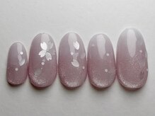 ネイルサロン クリスタルリーフ(Nailsalon Crystal Leaf)/桜ネイル