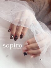 ソピーロ 三番町店(sopiro)/ニュアンスブライダルネイル