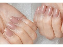 ネイルサロンリシェ 烏丸御池(Recher)/ピンクベージュのワンカラー