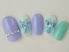 さわやかカラーフラワー