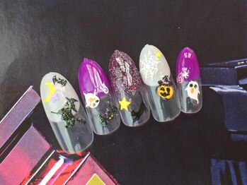 ネイルサロン ティディ(TIDY)/ハロウィンデザイン♪