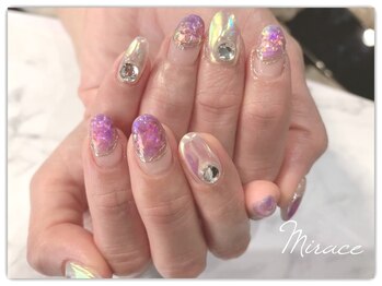 パープルオーロラミラー