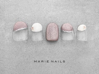 マリー ネイルズ いわきラトブ店(MARIE NAILS)/定額6600円税込 ボルドー1221c