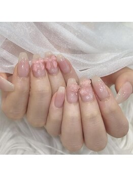 リンドネイル バイ モカ アンド ララ(Lind nail by moca and LaLa)/チークネイル