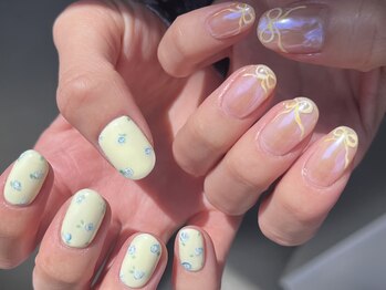 ネイルサロン アトリエ エフ(atelier efu)/【ミキ】レモンイエロー