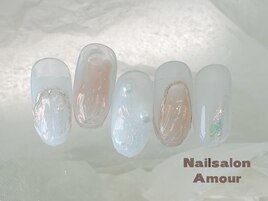 キラキラ春夏のネイル¥7980