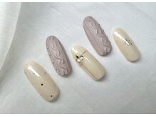 スピードネイル アンド アイ 宮交シティ店/#260 &nbsp;【ニット×ドット】