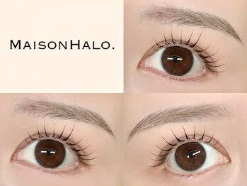 メゾンハロ(MaisonHalo.)の写真/【美しさ、続く】時間が経ってもバラつかない。高持続を叶えるこだわりの施術◎