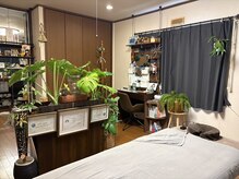 ラナロミ(LANA.Lomi)の雰囲気（完全個室の施術室（観葉植物、ハワイアンミュージックと共に））