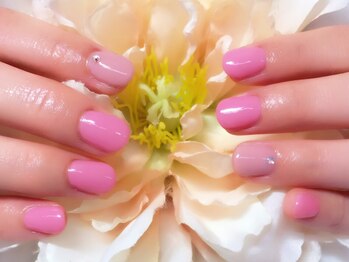 アイリッシュネイル 久屋大通店(Irish Nail)/シンプル×ピンクワンカラー