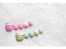 ネイルサロン ブリオン(Nail Salon Bullion)/メタリックタイダイネイル